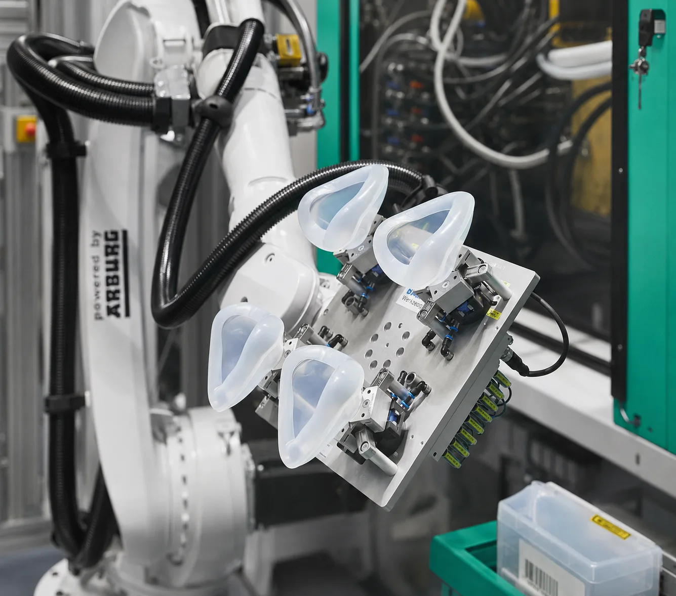 Liquid injection molding (LSR) for flexible, high-performance silicone components
