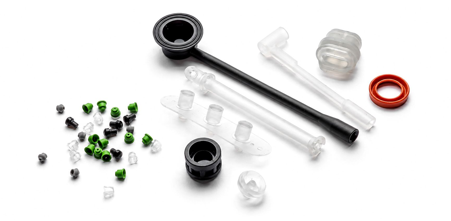 Liquid injection molding (LSR) production at Hi-Rel Plastics