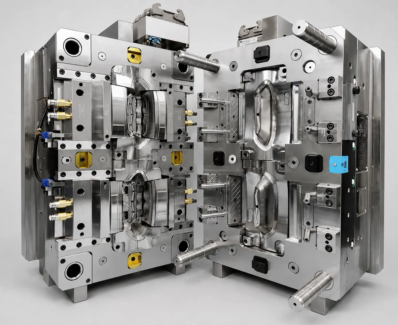 CNC machining a steel mold cavity for mold and tool making